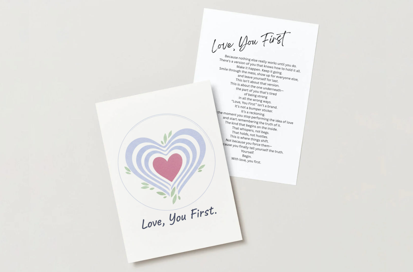 Love, You First: The Deck