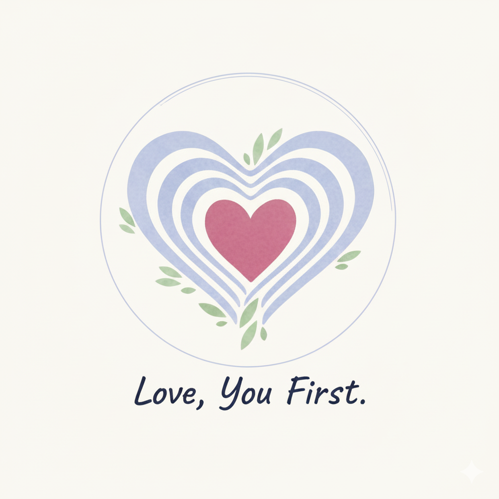 Love, You First - Heart logo